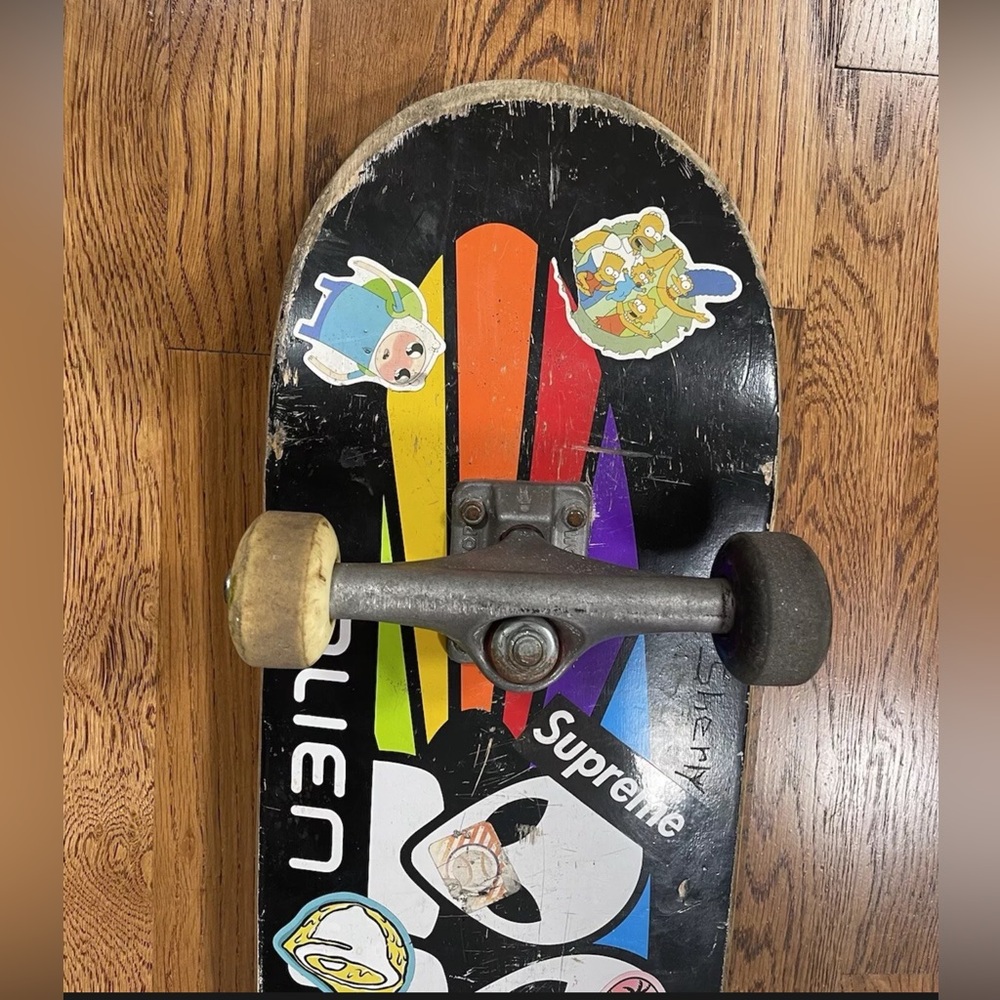 Alien Workshop Skateboard Complete Alien Logos Bl… - image 3